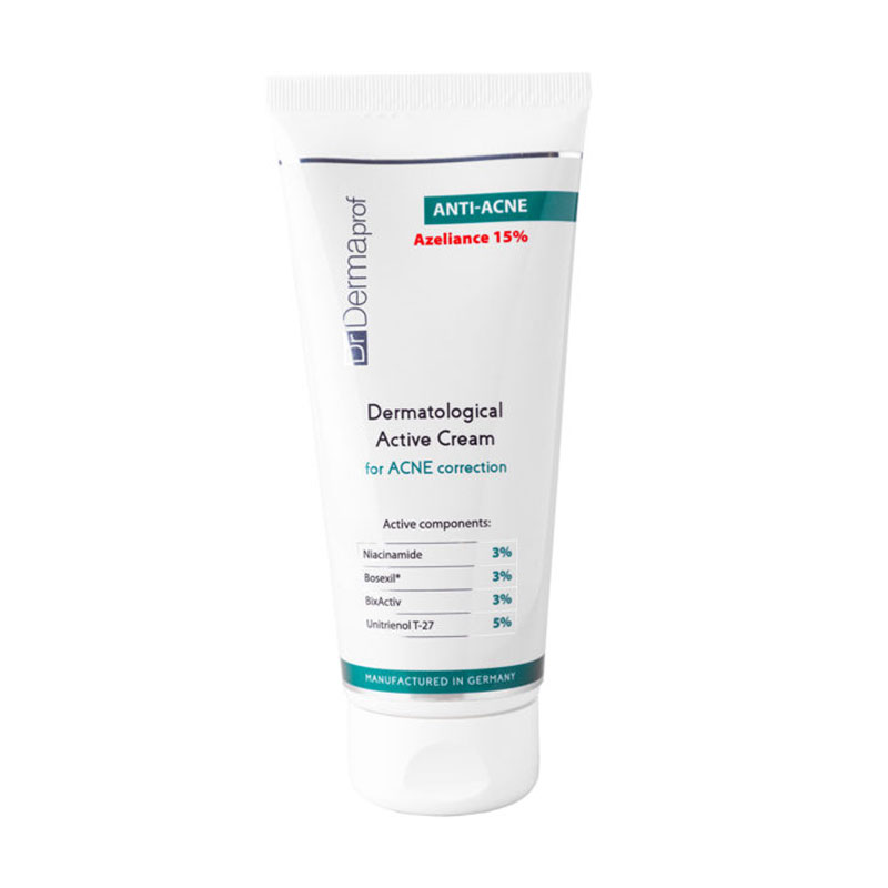 Дерматологічний крем-актив для корекції акне pHarmika Dr Dermaprof Dermatological Active Cream, 200 мл